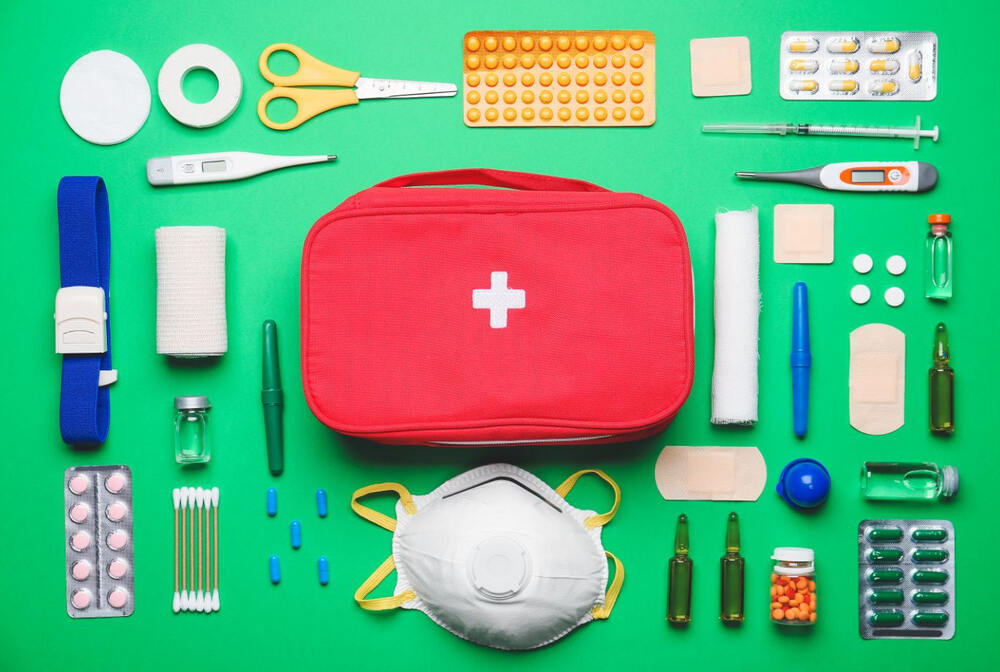 A basic first aid kit such as the one pictured above is essential to bring with you on your national park trip
