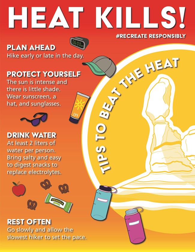 how to protect yourself from extreme summer weather conditions in national parks
