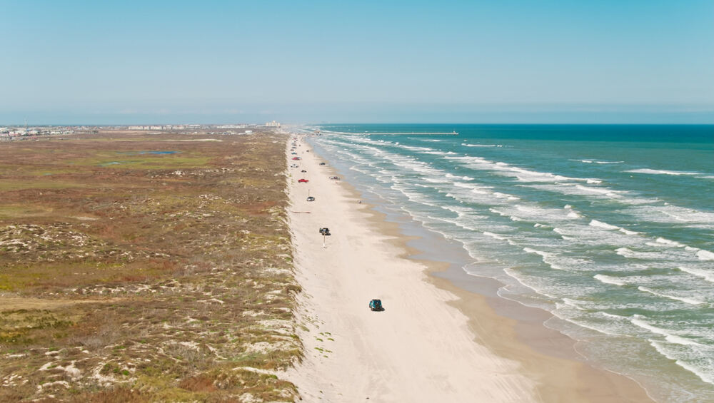 Padre Island National Seashore in Texas 