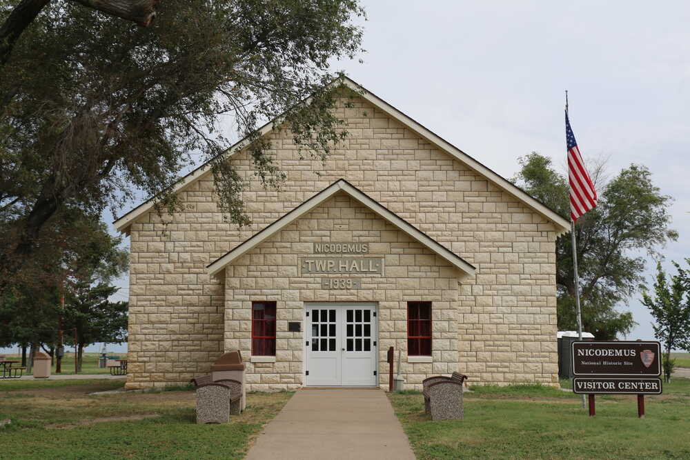 The Township Hall at the Nicodemus National Historic Site