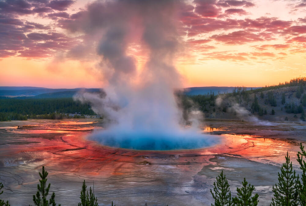 Yellowstone's Grand Prismatic Spring.