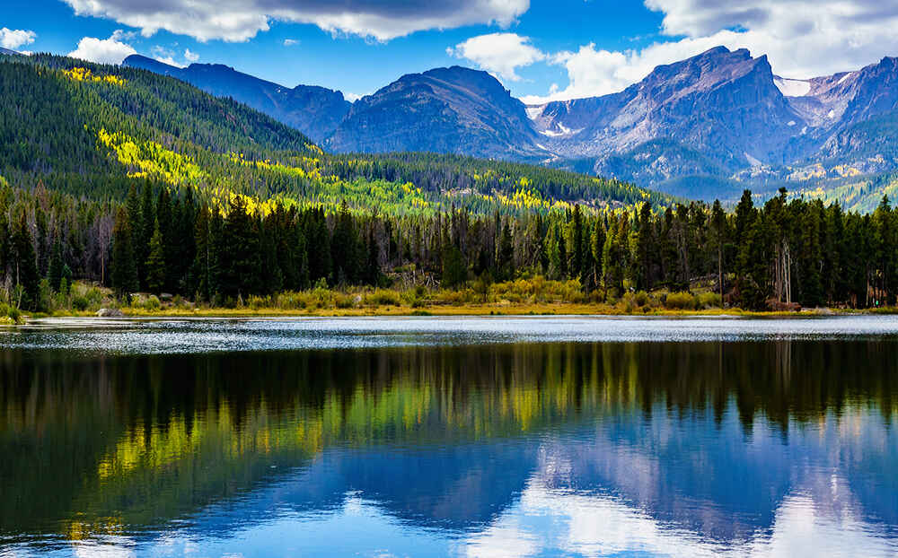 Sprague Lake in Rocky Mountain National Park