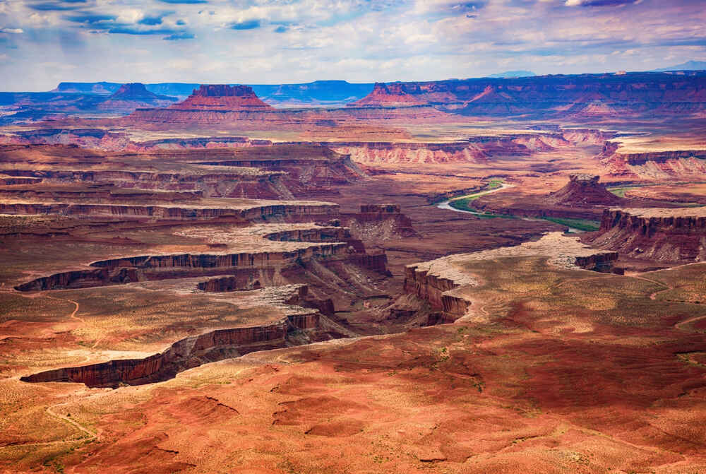 The Colorado River runs through Canyonlands National Park