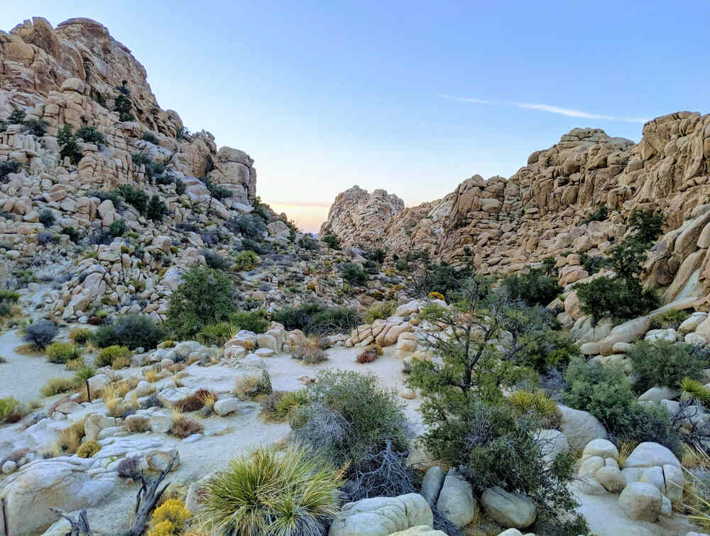 Hidden Valley in Joshua Tree National Park