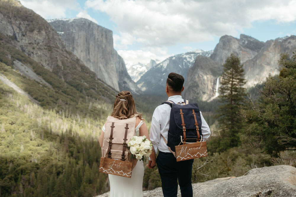 Wedding at Yosemite Valley.