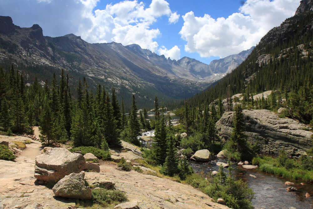 Glacier Gorge Trail in Rocky Mountain National Park