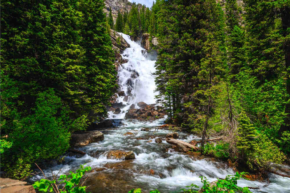 Hidden Falls Grand Teton National Park